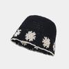 Hollow Floral Crochet Bucket Hat - Handmade Vacation Sun Hat Versatile & Artistic Design for Women Crochet Cap