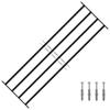Window Grille 175 X 60 Cm Powder Coated Steel Black