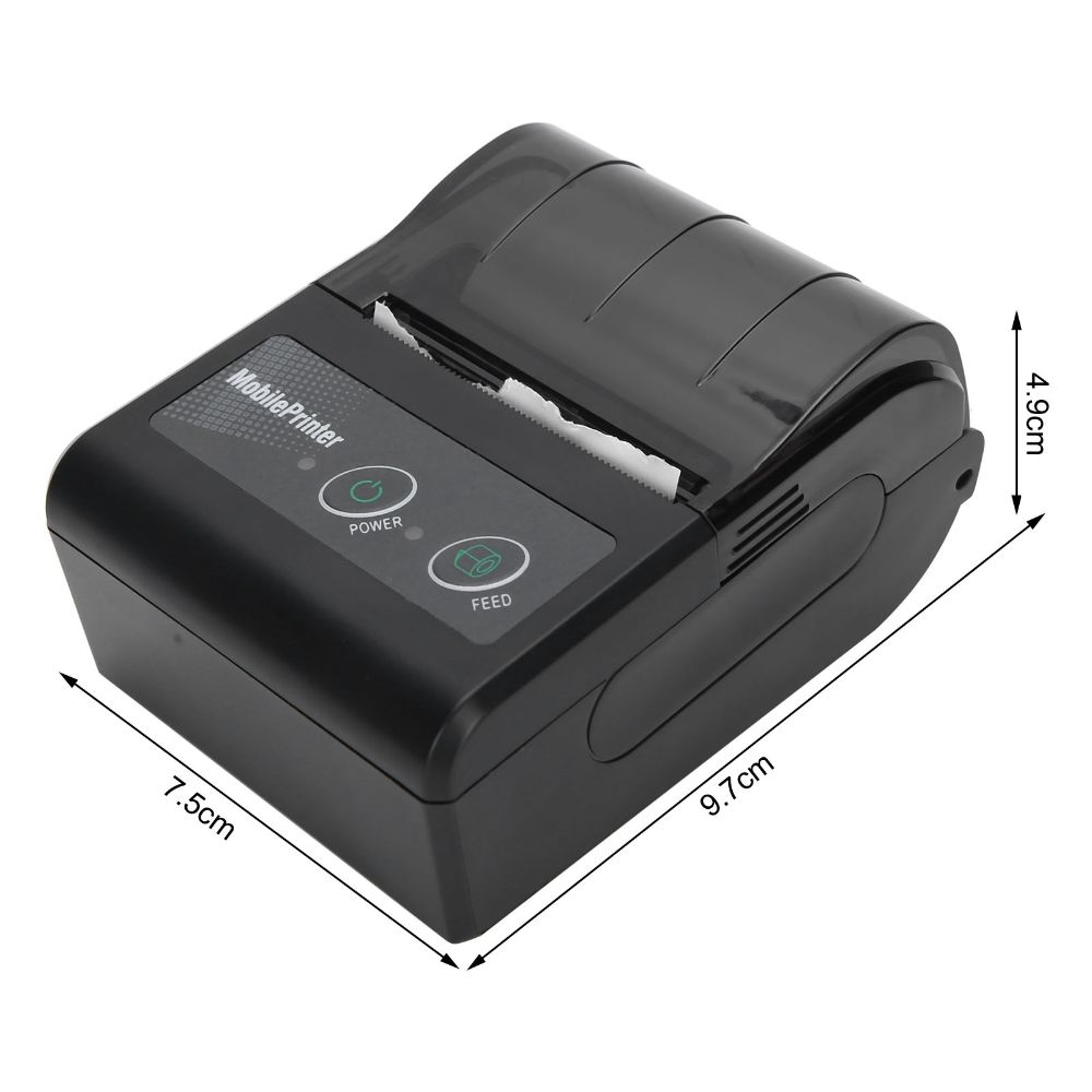 Bluetooth Connection Thermal Receipt Printer Handheld POS Printer  Cashier Receipt Printing
