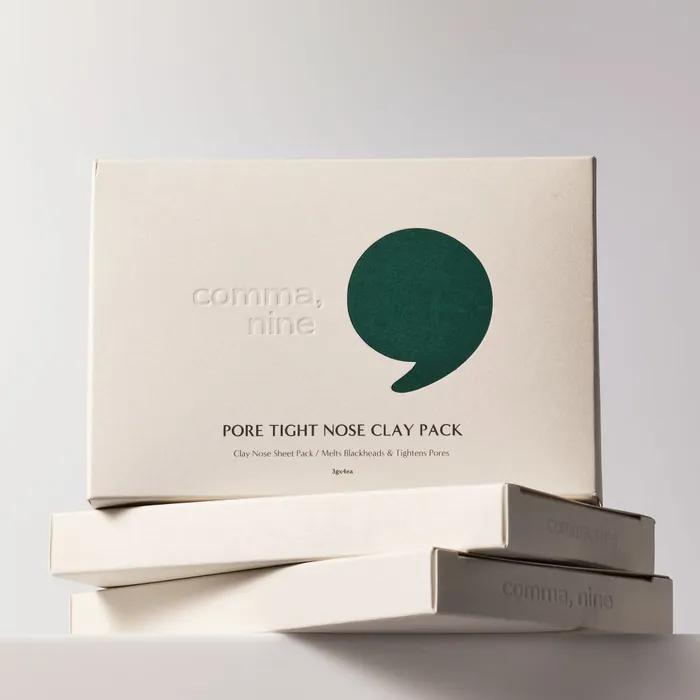 [Pore & Blackhead] Pore Tight Clay Nabizone Nose Pack 1 Box (4 Sheets)