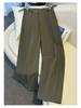 Trendy High-Waisted Wide-Leg Cargo Pants for Women - 2026 Spring/Autumn Slimming Retro Style