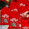 5pcs Random Mixed Patterns Red Christmas Velvet Bags Green Blue Xmas Gift Bags  Jewelry