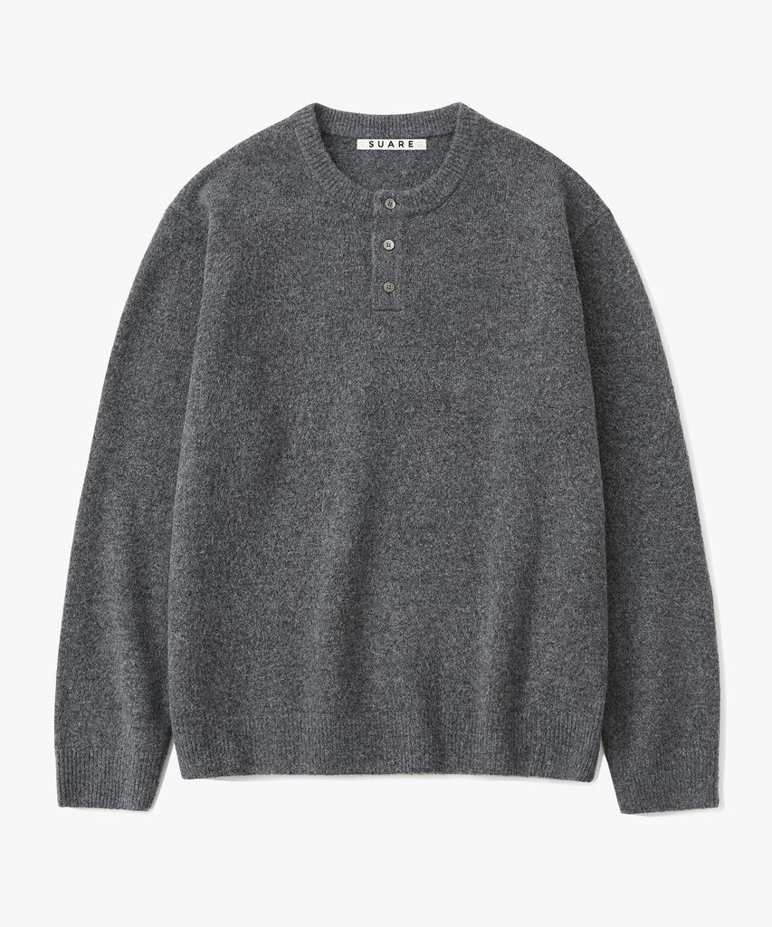 SUARE Daily Henley Neck Knit - 5 Colors