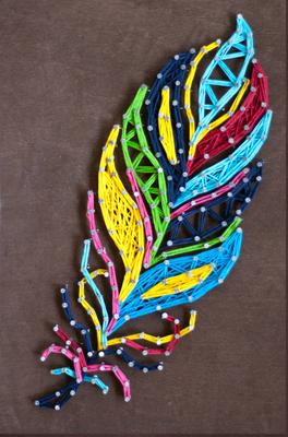 Set of String Art Outline Art Handmade