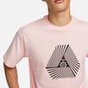 Nike Geometric Pattern Print Crew Neck Short Sleeve T-Shirt Men Tops Pink DV0679-610