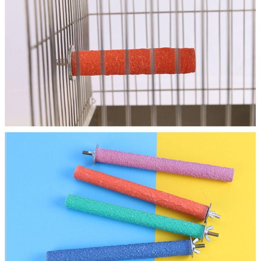 Bird Claw Beak Grinding Bar Standing Stick Parrot Station Pole Birds Supplies