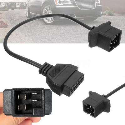 6-pins OBD1 naar OBD2 Diagnostische Connector Voor Chrysler OBD2 Diagnostisch Hulpmiddel Adapterkabel Scan Codelezer Auto Accessoires
