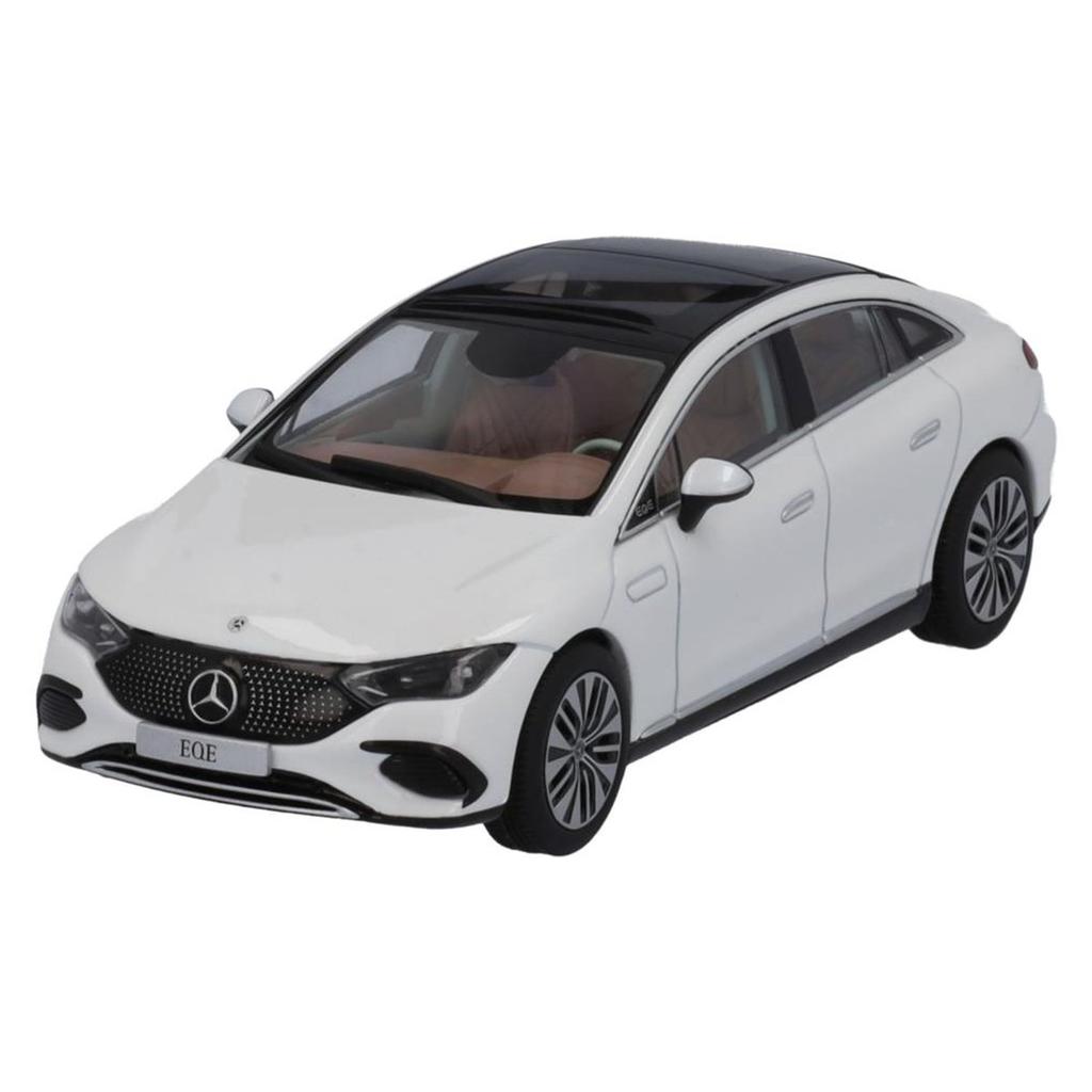 Colección Original Mercedes-Benz EQE Sedán Línea Eléctrica Art V295 Blanco Ópalo Blanco Modelo de Coche Fundición a Presión Escala 1/43