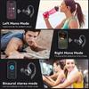 SP16 Earhooks Sports Bluetooth Wireless Headsets with Mic,LED Power Display,ENC,Hifi Stereo Sound Gaming Headset