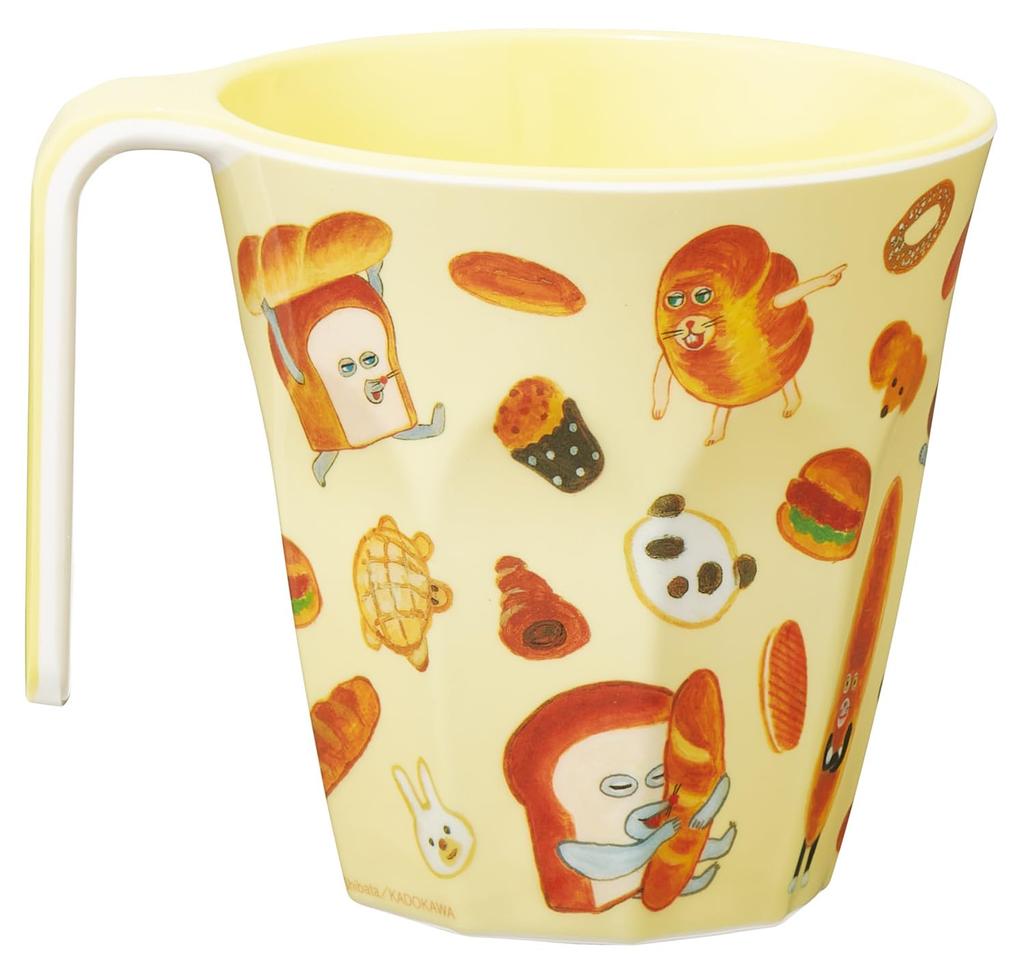Skater Melamine Tumbler with MTH3 Handle, 300ml, "Bread Thief" design,