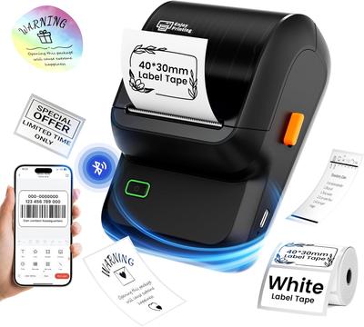 M100 Thermal Label Printer, 2-Inch Barcode Label Maker