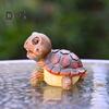 Turtle Garden Statue Resin Turtle Tabletop Ornament Cartoon Turtle Figurine for Yard Patio Planter Home Indoor Decoration