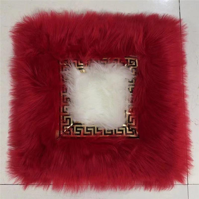 European Style Long Plush Cushion Cover for Home Furnishing