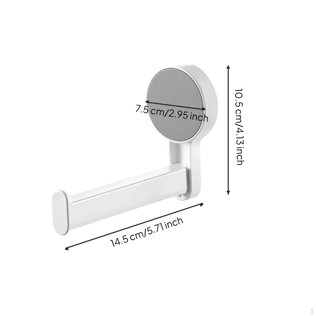 Toilet Paper Holder, Drill Wall Mount, Bathroom Storage Rack, MultiFunctional