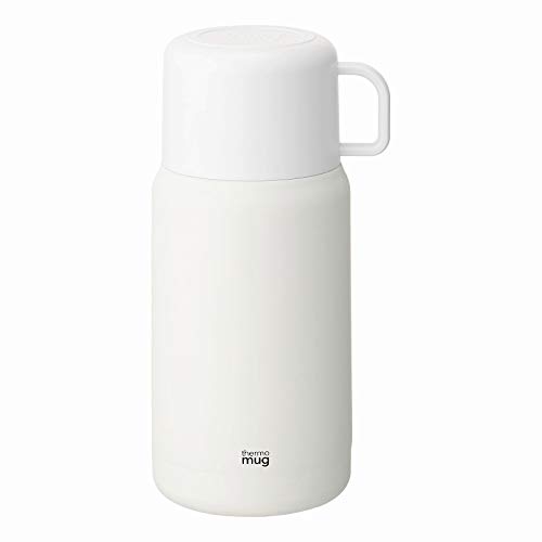 TERMOHRNEK Z nerezové oceli, láhev na výlet, bílá