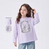 Magical Childhood Girls' Cartoon Print Long Sleeve T-Shirt