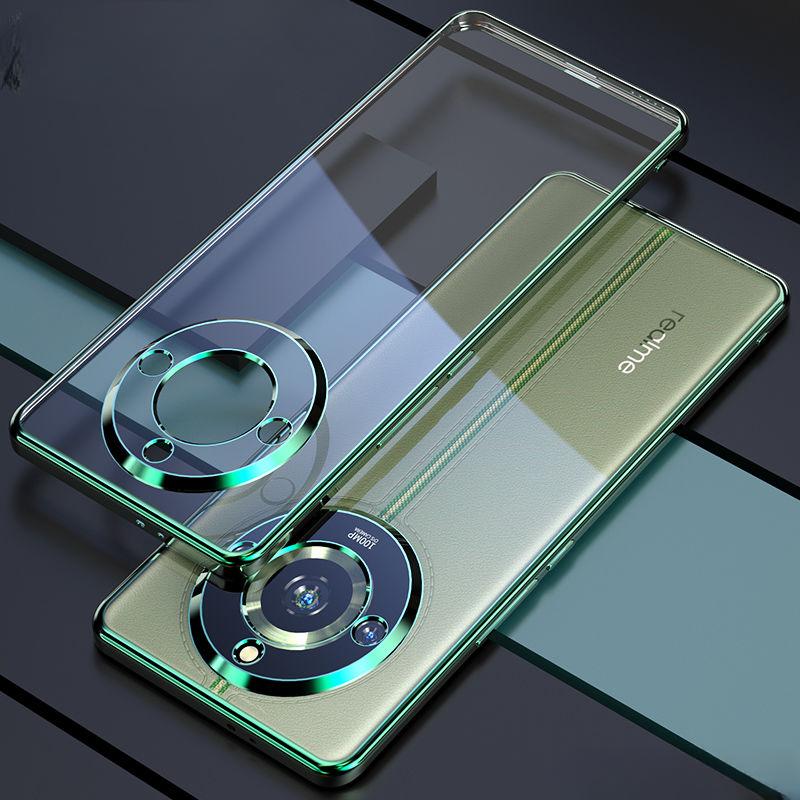 Per Realme 11 Pro Plus Custodia per telefono galvanica per Realme 11Pro 11Pro+ 11ProPlus Lens Cover morbida in silicone all-inclusive