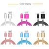 Micro-USB-kabel Nylon gevlochten data-snellader USB-kabel voor Samsung Xiaomi Redmi Huawei LG Microusb Android-telefoonkabels