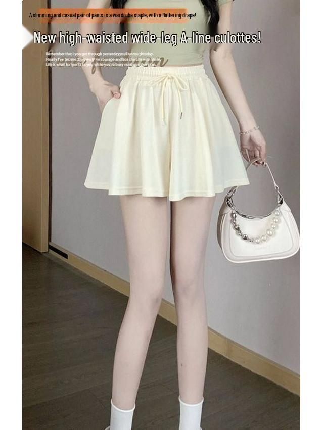 Women's Petite Ballet-Style Puffy Shorts - Summer 2026 Elastic-Waist Sports Pants