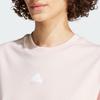 Adidas Womens Future Icons 3-Stripes T-Shirt Sandy Pink Women Streetwear IW5264