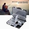  26 Slots Lure Baits Storage Box, Plastic Fishing Lures Holder for Storing Swivels Jigs Hooks Sinker 