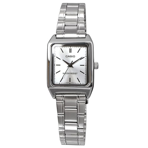 Casio Casio Standard Levné hodinky Casio Dámské Analogové Nerezová ocel Stříbrná LTP-V007D-7E