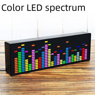 Zegar LED Music Spectrum: Aktywowane głosem światło rytmiczne ze wskaźnikiem odbioru 1624RGB