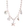 Ocean Inspired Starfish Pendant Necklace With Faux Pearl Charm And Adjustable Alloy Chain For Fashion Forward Women