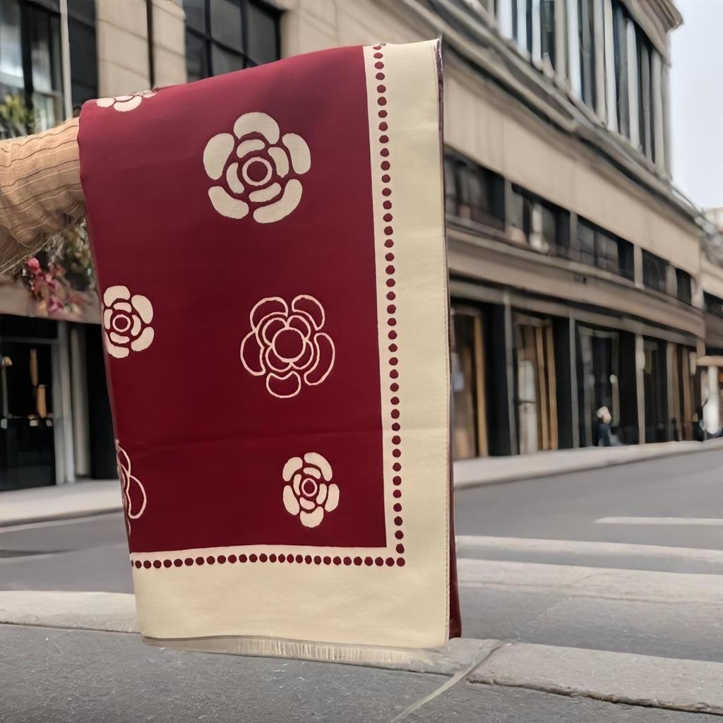 Women's Versatile Winter Scarf, Soft Imitation Cashmere Shawl, Thickened for Warmth, Dual-Purpose Neck and Shoulder Wrap