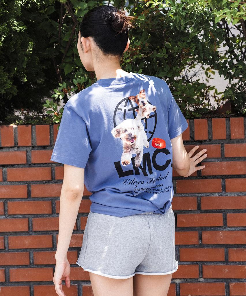 LMC Flying Puppy Tee Light Heather Gray