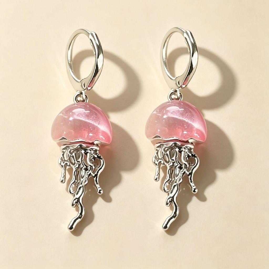 "Deep Sea Healing" Fresh Jellyfish Necklace - Romantic Summer Seaside Accessory