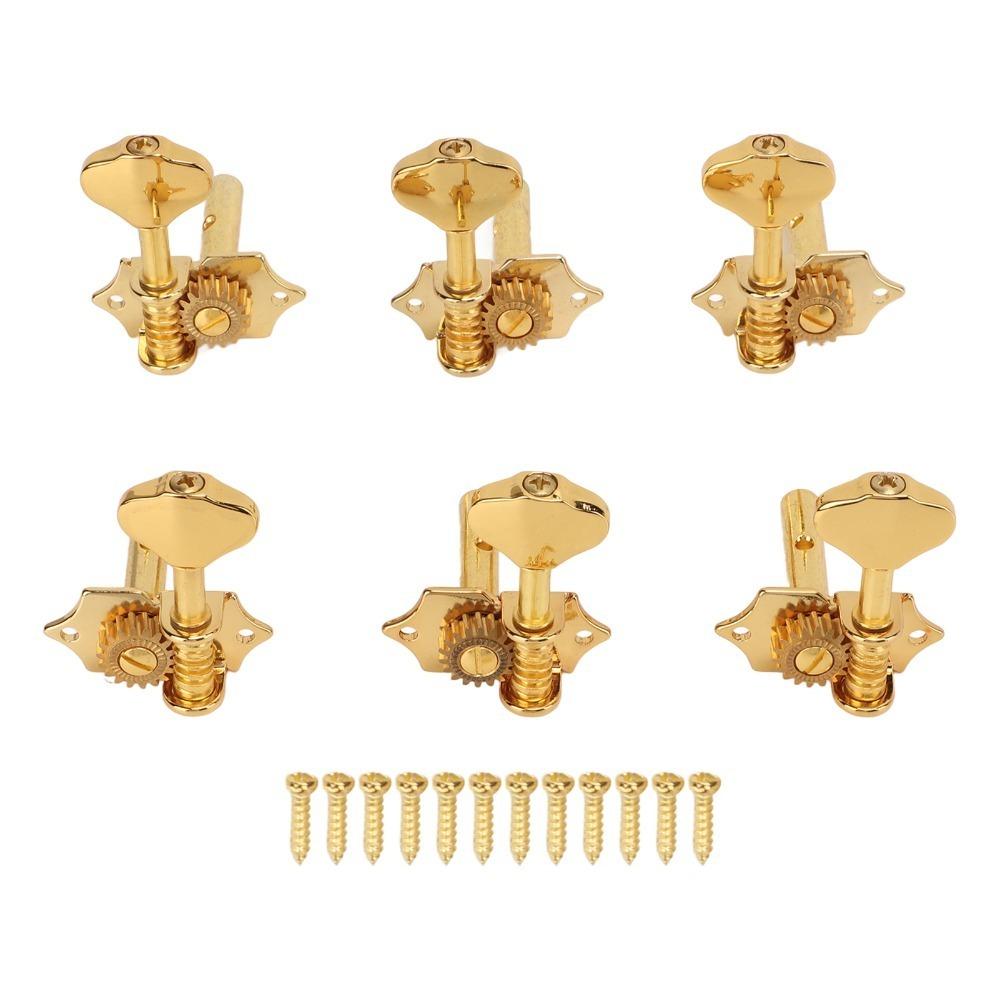 18:1 Gear Ratio Guitar Tuning Keys Metal Material Guitar Machine Heads Acoustic Guitar