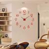 Creative Three-dimensional Acrylic Wall Clock, Simple Large DIY Clock, Silent Wall Mounted Clock