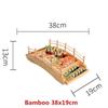 Lemn japonez din lemn Bucătărie Sushi Bridge Bărci Pin Creativ Sushi Sashimi farfurie Plato Sushi Veselă Ornament de decorare