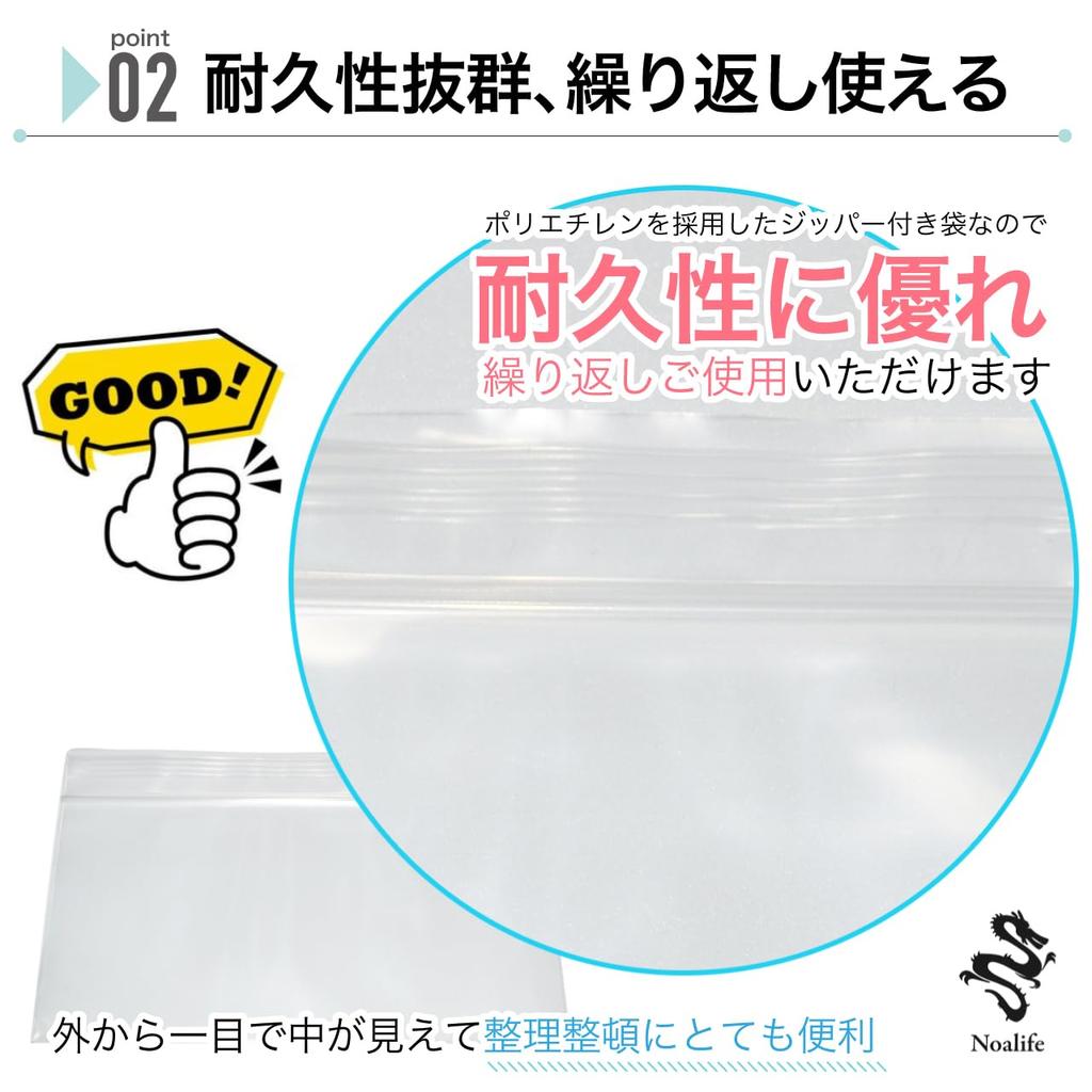Noalife Plastic Bag with Zipper for Zipper Horizontal Collection Bag with Bill Bill Divided Zipper Zipper Horizontal of Bills, Bag, Zipper, Case,