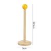 Vertical Wood Hair Tie Storage Rack Hair Accessories Display Stand Jewelry Hair Bands Storage Rack Organizer