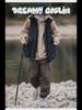 Unisex Japanese Retro Quilted Winter Workwear Vest