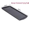 ZISIZ Thickened Rectangular Non-Stick BBQ Pan