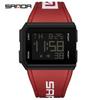 SANDA Fashion Trend Square Luminous Wristwatch for Junior High Students