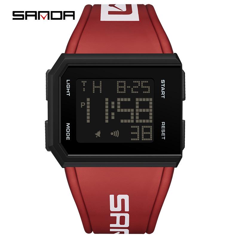 Sanda Unisex Multifunctional Luminous Sports Watch
