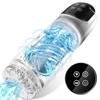 New LCD Automatic Rotation Male Masturbator Sucking Licking 6s Vacuum Penis Pump Water SPA Real Pocket Pussy Sex Toys For Men 18
