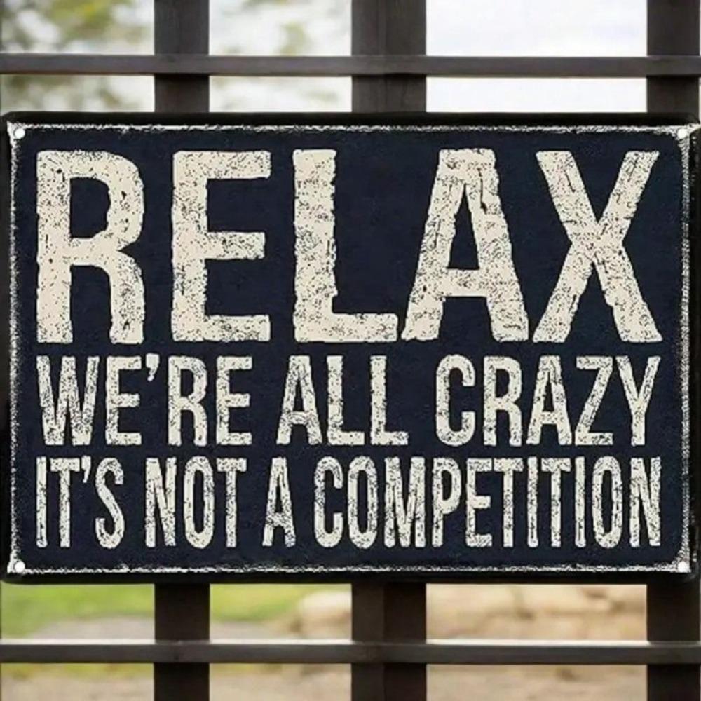 Vintage Metal Wall Art Decor Zen Attractive Durable Living Room Poster