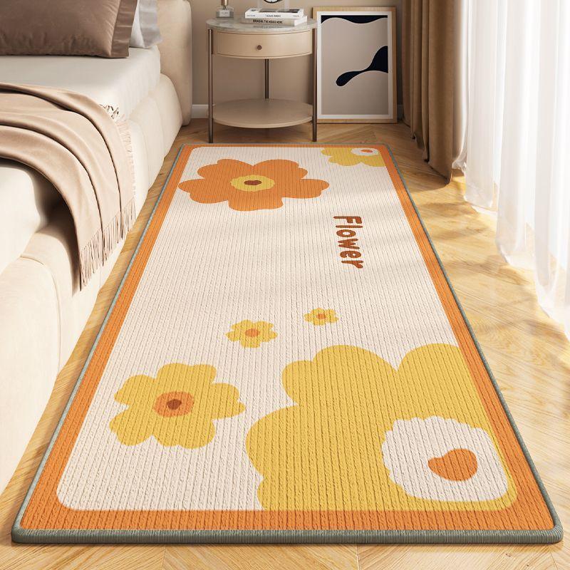 Covor de Noptiera Simplu Dormitor Covor de Noptiera Anti-alunecare Rezistent la murdarie Covor de fereastră