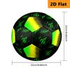 Green Neon Lines Size Soccer Ball High Elasticity Match Universal Unique Soccer Gift Football Suitable For Both Training And Competition
