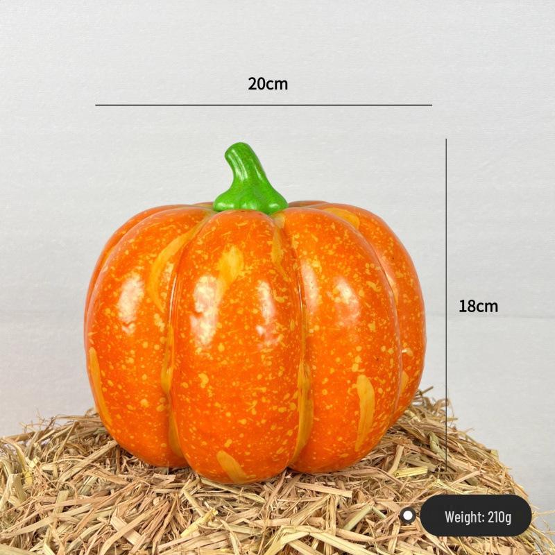 Pumpkin Harvest Festival Props: Farmhouse Halloween Decoration for Mall Displays and Room Ornaments