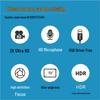 2K USB HD Computer Camera with 1080P Live Streaming, Driver-Free.