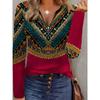 Comfortable, Trendy, Casual, and Elegant Style with Ethnic-inspired Decorative Pattern Elements