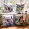 Watercolor Insects Cushion Covers Pillowcase Fantasy-Inspired Home Decor Sofa Cushion Cover Living Room Bed Car Decor