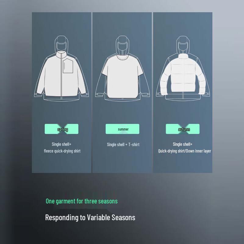 Bosideng B250512212 Outdoor Hooded Jacket