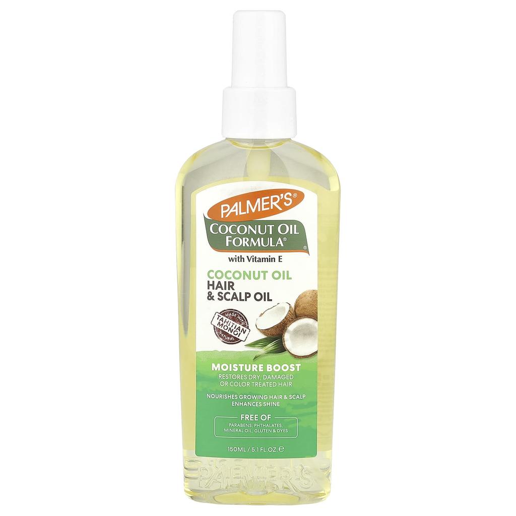 Palmer'S, Coconut Oil Formula with Vitamin E, Moisture Boost, Hair and Scalp Oil, 150 Ml (5.1 Fl Oz)